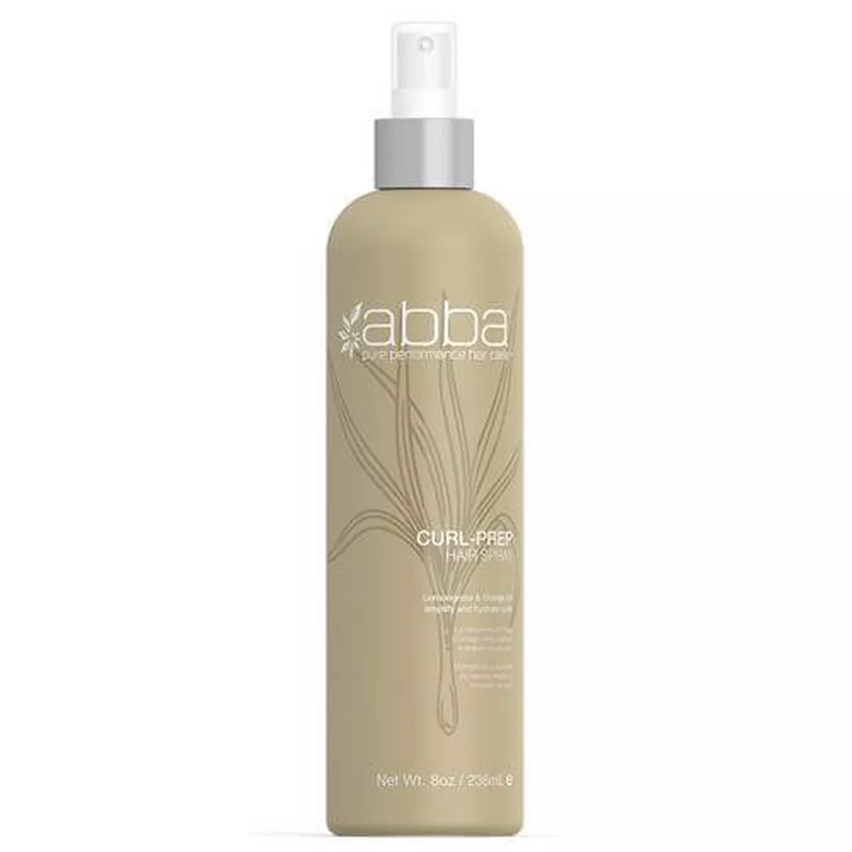 Abba Pure Curl Prep Spray 8 oz