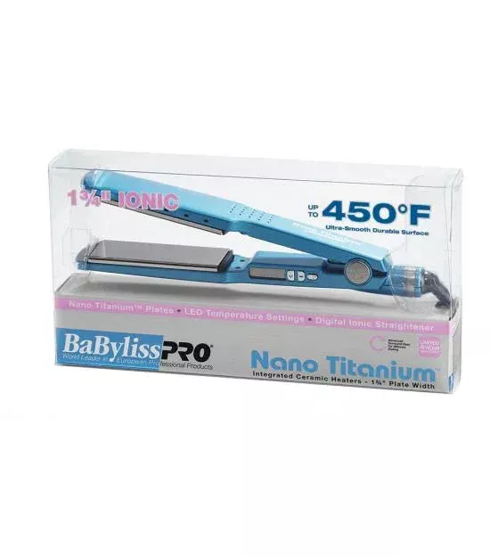BaBylissPRO Nano Titanium 1 3/4" Ionic Straightener