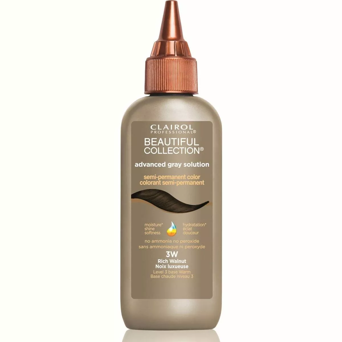 Beautiful Collection Advanced Gray Solution 3W Rich Walnut