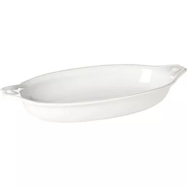 Berry & Thread Whitewash Large Shallow Baker by Juliska