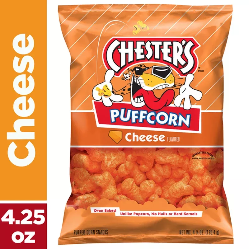 Chester’s Puffcorn Snacks Cheese Flavored