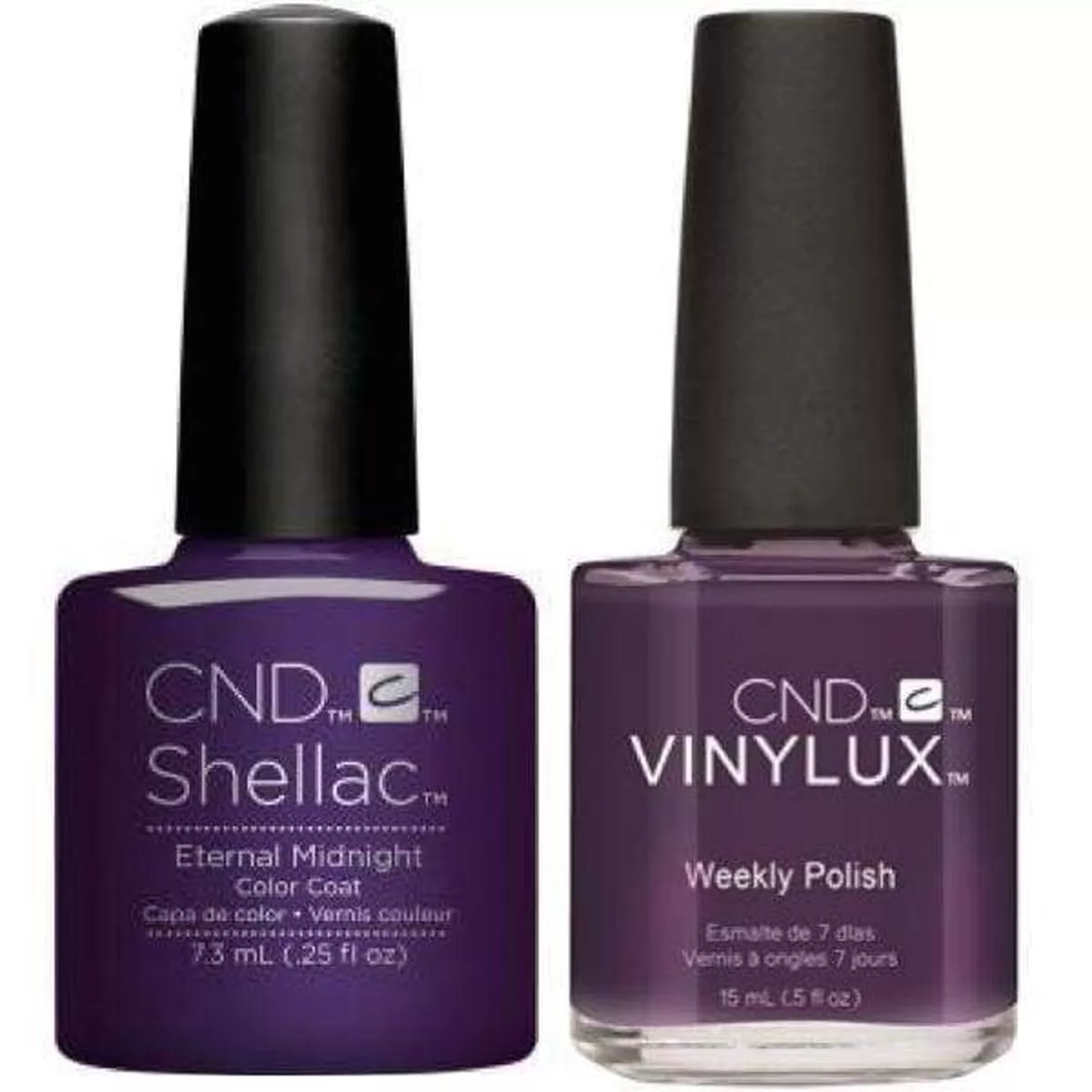 CND Shellac & Vinylux Matching Set Eternal Midnight