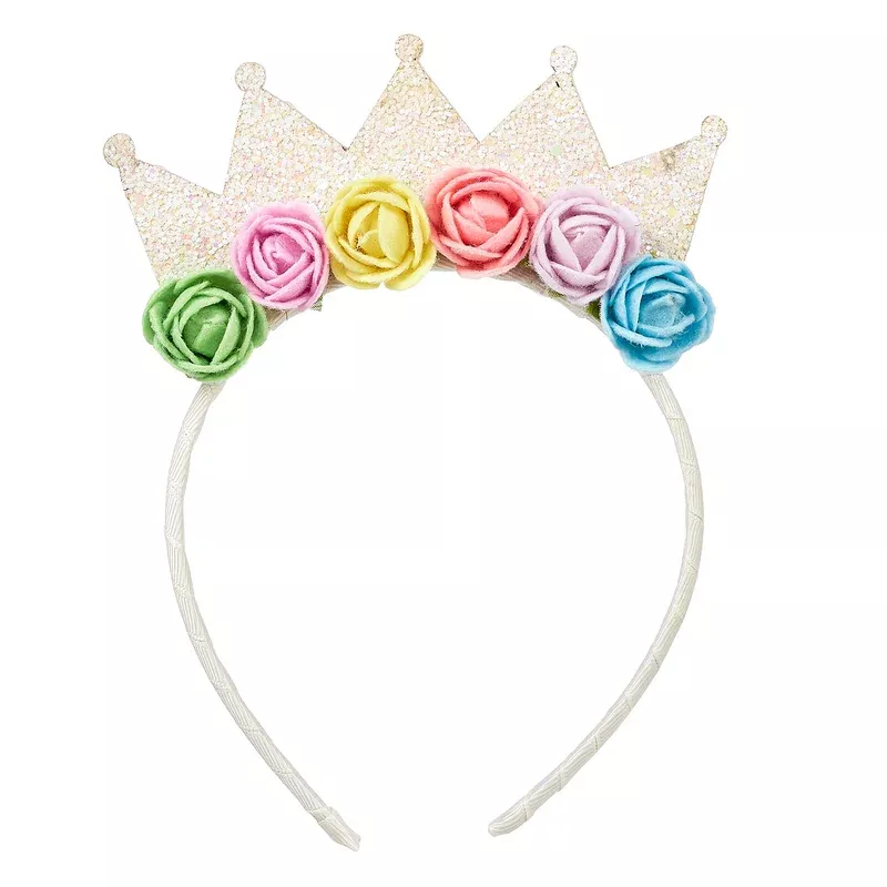 Crown Katelyn rainbow flowers