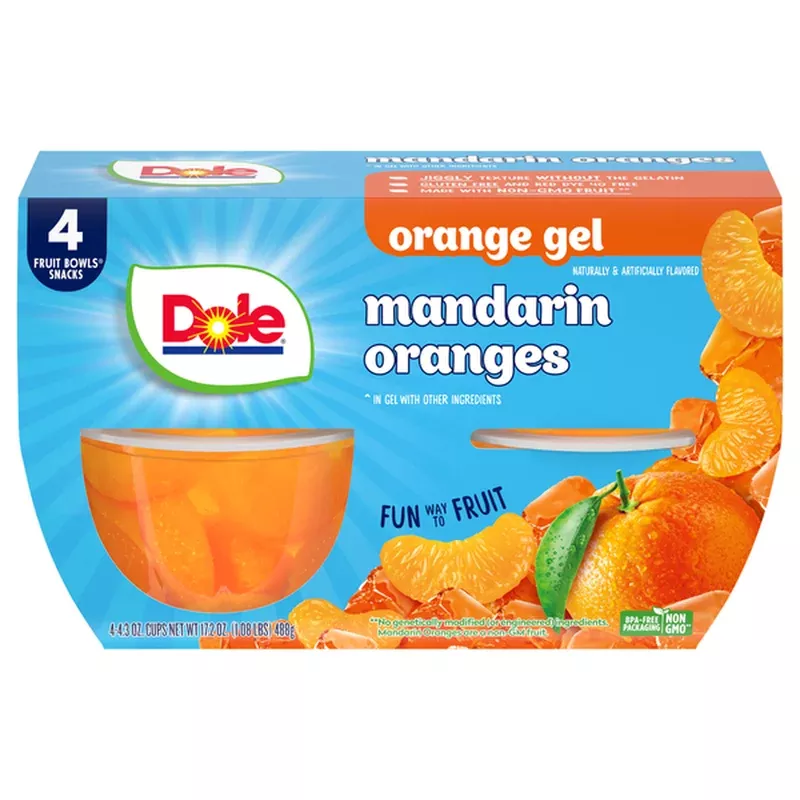 Dole Mandarin Oranges Orange Gel