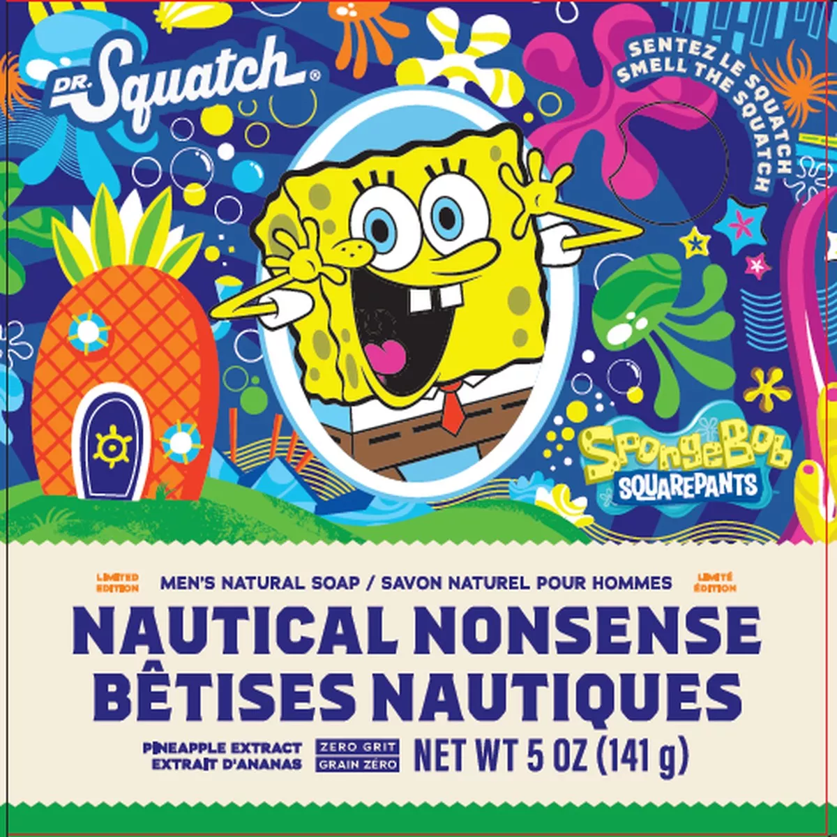 Dr. Squatch - Spongebob Soap, 141 g