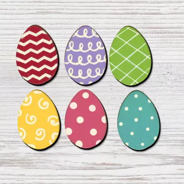 Easter Eggs Magnets 6 Pack- Roeda