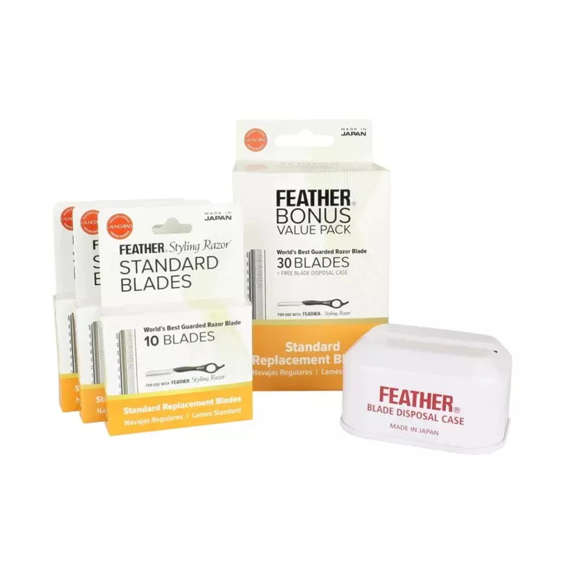 Feather Standard Styling Razor Blades Value Pack