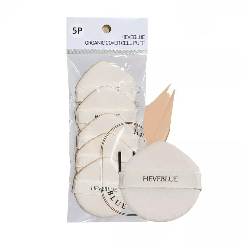 [HEVEBLUE] Organic Cover Cell Puff Set