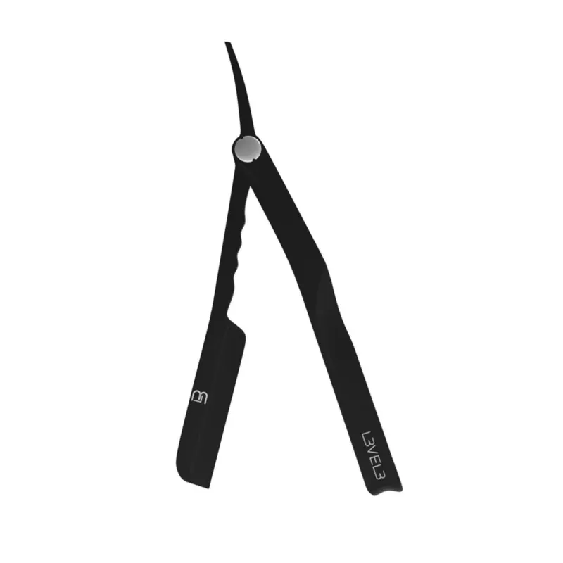 LEVEL3 Black Milly Blade Barber Razor Holder
