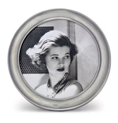 Lugano Large Round Frame by Match Pewter