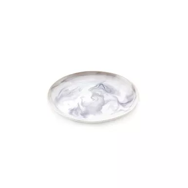 Marble Stratus Side Plate by Simon Pearce