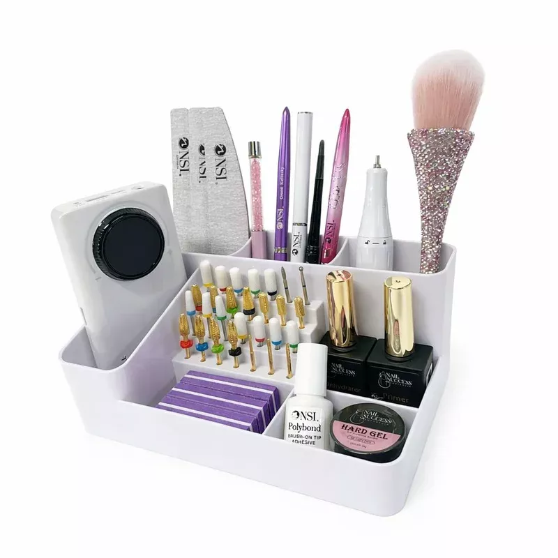 Nail Tech Desk Organiser – Multi-Compartment Storage