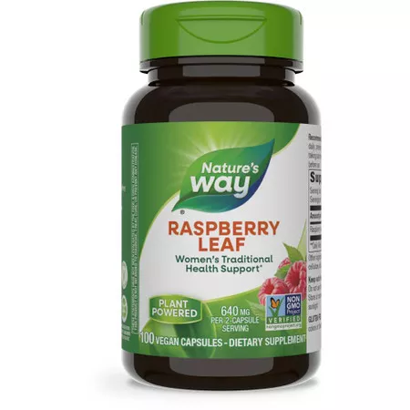 Nature's Way Red Raspberry Leaf - 100 Capsules