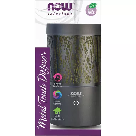 NOW Foods Ultrasonic Metal Touch Diffuser - 1 Diffuser