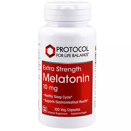 Protocol Melatonin 10mg Extra Strength - 100 Capsules