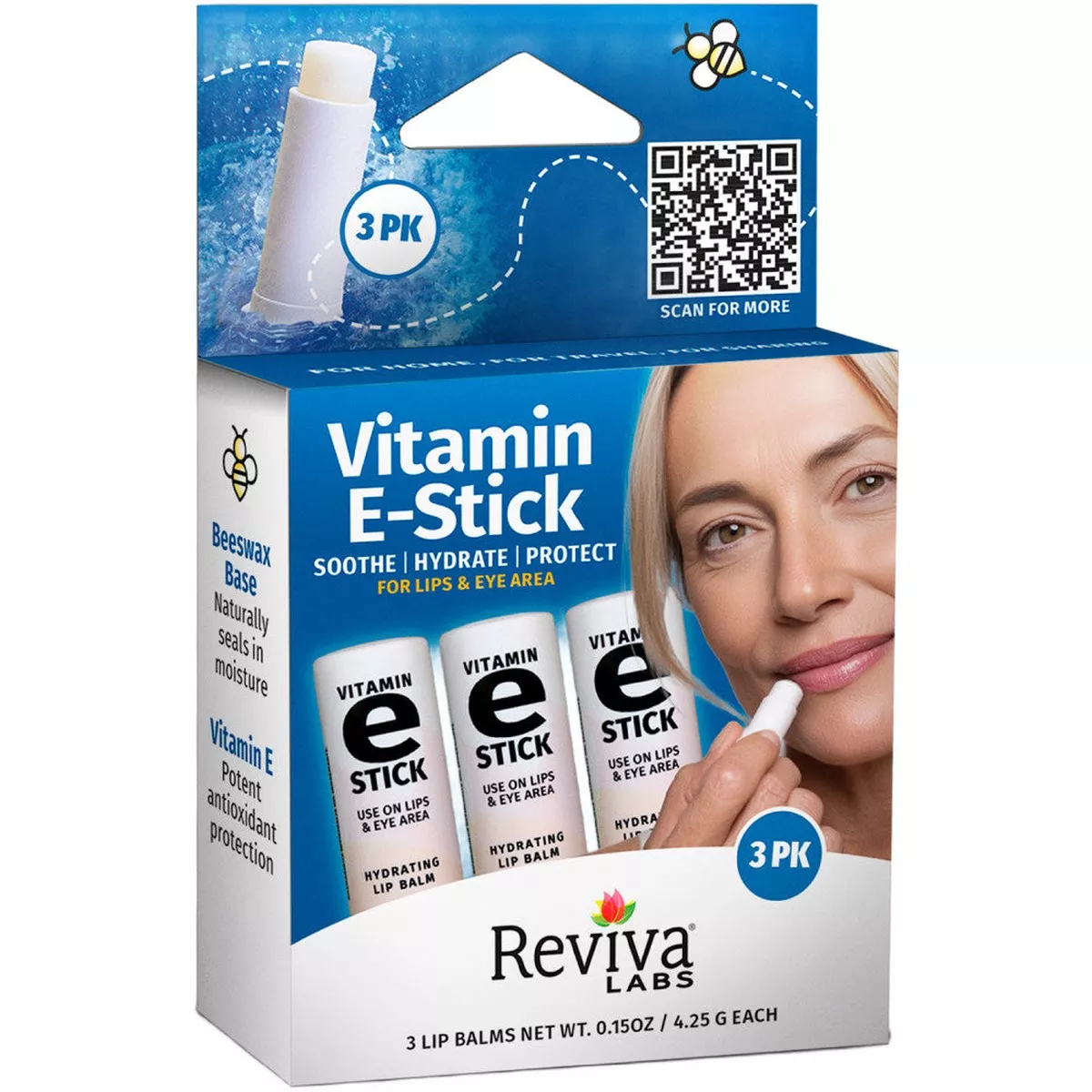 Reviva Vitamin E Stick 3 pk