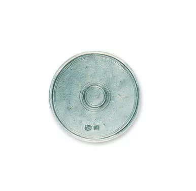 Round Coaster Pair by Match Pewter
