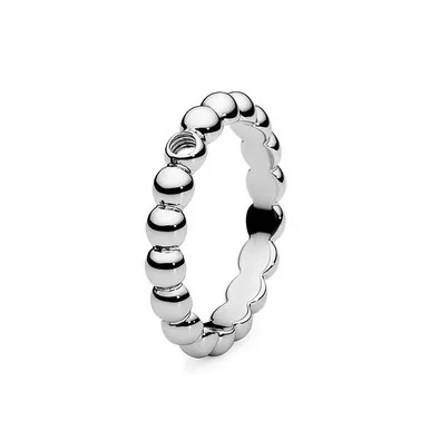 Size 6 Silver Veroli Basic Interchangeable Ring by Qudo Jewelry