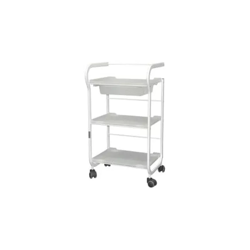 Three Shelf Plastic Trolley (1017)