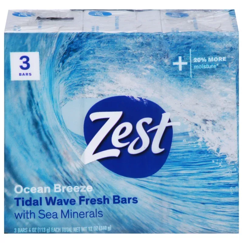 Zest Fresh Bars Ocean Breeze Tidal Wave